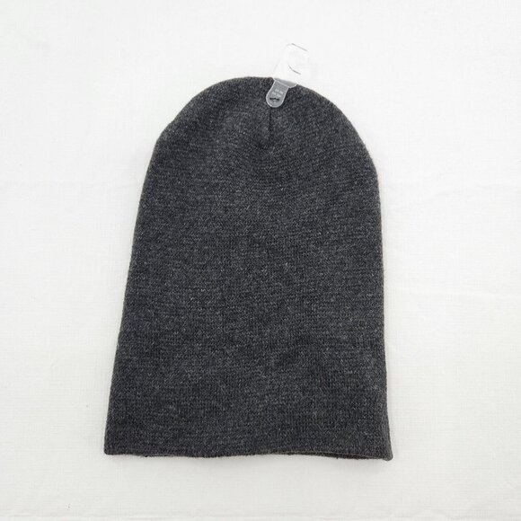 Goodfellow & Co Mens Charcoal Gray One Size Knit Beanie Winter Hat - Picture 2 of 4